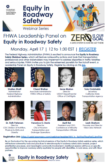 FHWA Leadership Panel On Equity In Roadway Safety – Local Assistance Blog